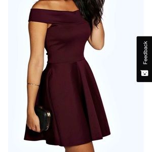 Maroon dress